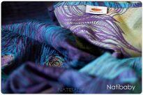 Starry Night Qualila, RING SLING, gath.shoul., [100% cotton] baby wrap, baby wraps, babywearing, wrap, wraps, for children, for child, sling, slings, baby sling, baby slings