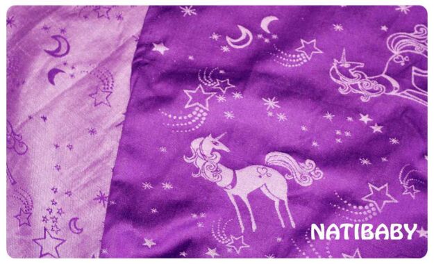Unicorns, RING SLING, [68% cotton, 19% ramie, 13% silk] baby wrap, baby wraps, babywearing, wrap, wraps, for children, for child, sling, slings, baby sling, baby slings