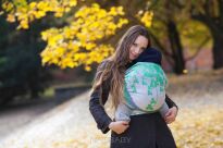 Clovers Ombre Ii, WRAP, [100% cotton] baby wrap, baby wraps, babywearing, wrap, wraps, for children, for child, sling, slings, baby sling, baby slings