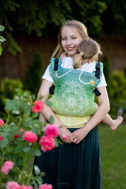 Sibillinya Light Green, NATIGO CARRIER, [70% cotton, 30% hemp]