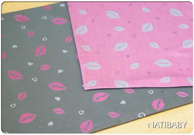 Pop Kiss, WRAP, [75% cotton, 25% merino] baby wrap, baby wraps, babywearing, wrap, wraps, for children, for child, sling, slings, baby sling, baby slings