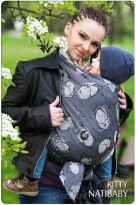 Kitty, WRAP, [70% cotton, 30% linen] baby wrap, baby wraps, babywearing, wrap, wraps, for children, for child, sling, slings, baby sling, baby slings