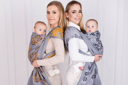 Woven Wrap Baby Carrier for Infants and Toddlers Beach 